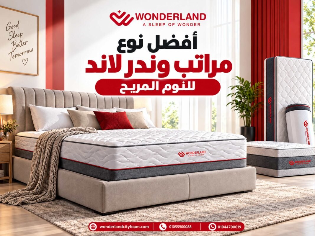 أفضل نوع مراتب وندر لاند للنوم المريح
