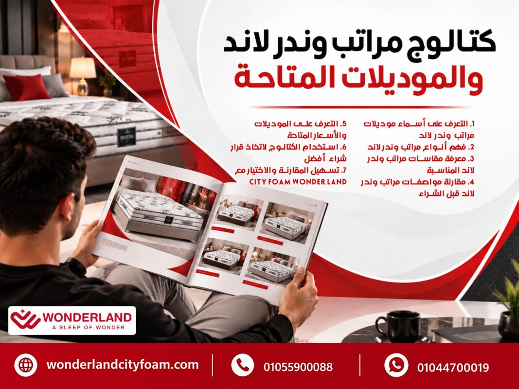 كتالوج مراتب وندر لاند والموديلات المتاحة